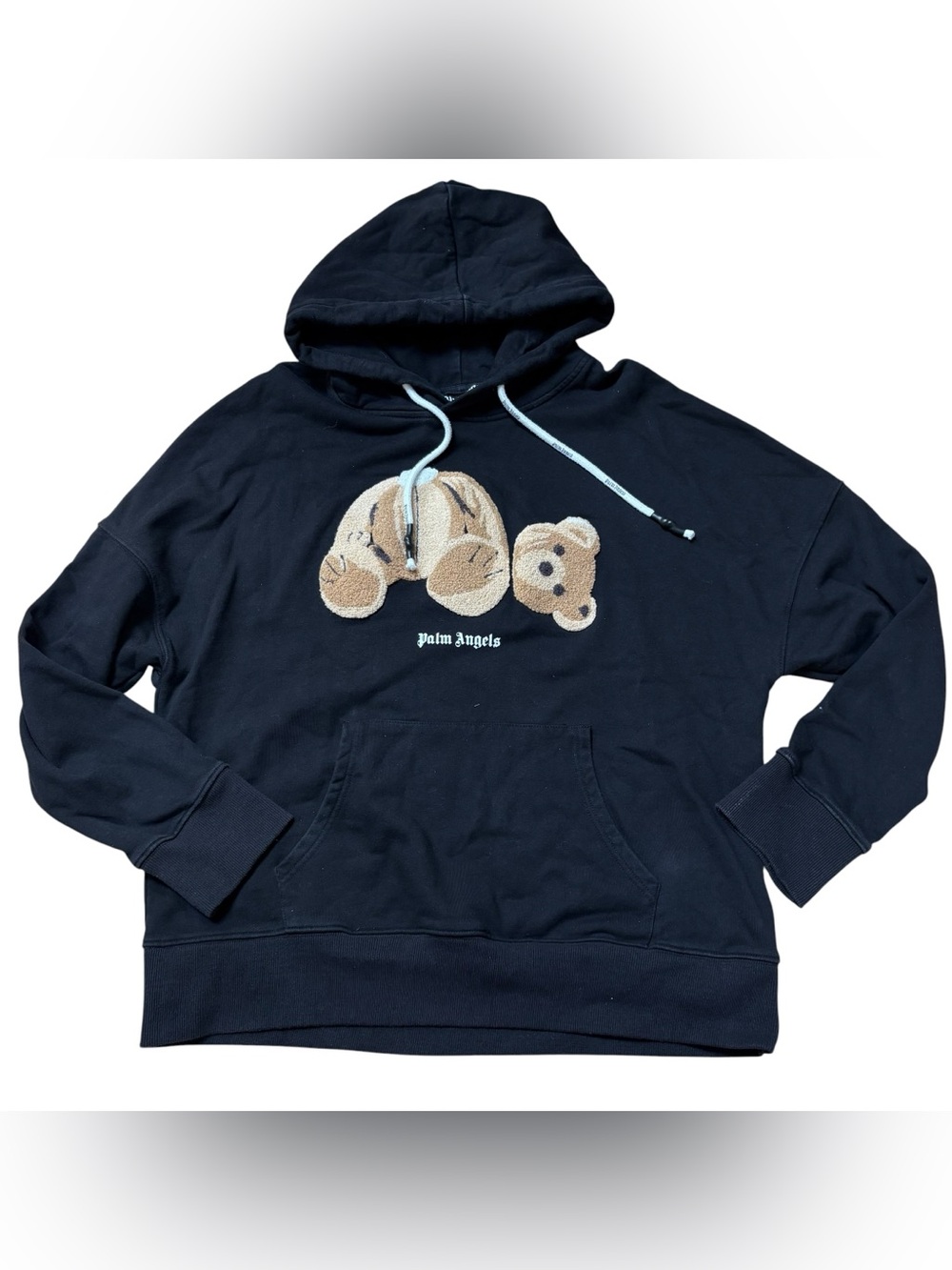 Palm Angels Black Bear Hoodie Size Large